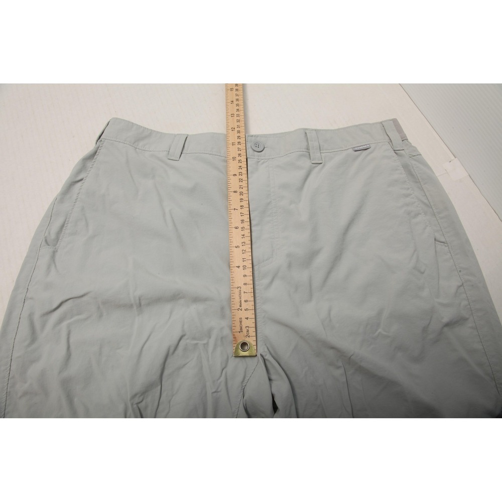 Simms Pants Mens 38x31 Gray Nylon Chino Elastic Waist Quick Dry Travel Fishing - Picture 11 of 16